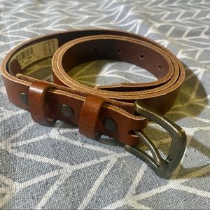 Will Leather Goods Hand Crafted
(NWT) Genuine Leather Belt (Size-34-36) Size M